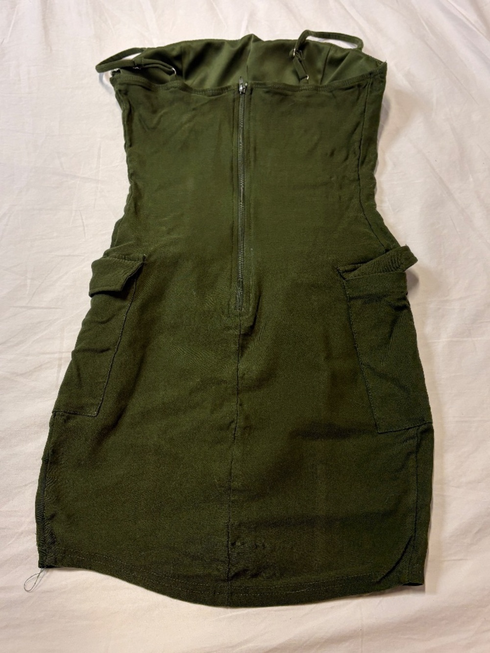 Windsor green cargo bodycon mini dress - Picture 3 of 4